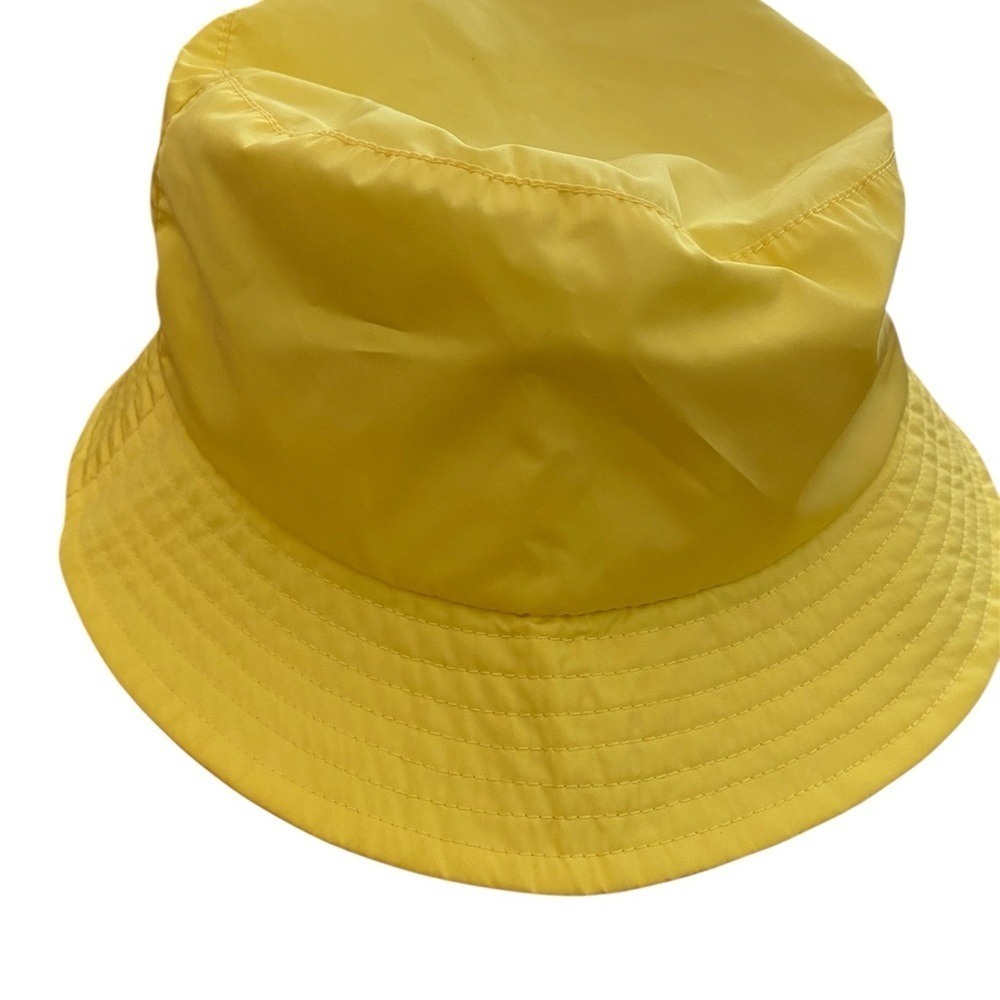Aerie Women's Bright Yellow Bucket Hat Embroidered Sun One Size Summer - Picture 3 of 9